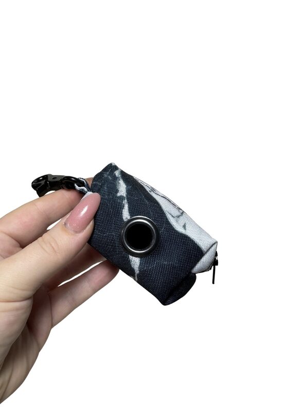 GRAY MARMOR WASTE BAG HOLDER